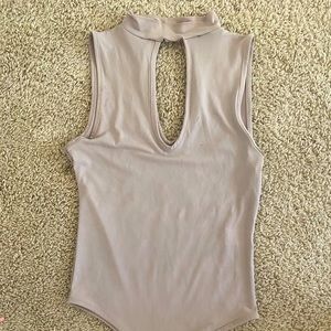 Scoop neck bodysuit